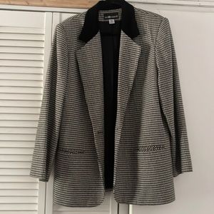 Velvet collar blazer